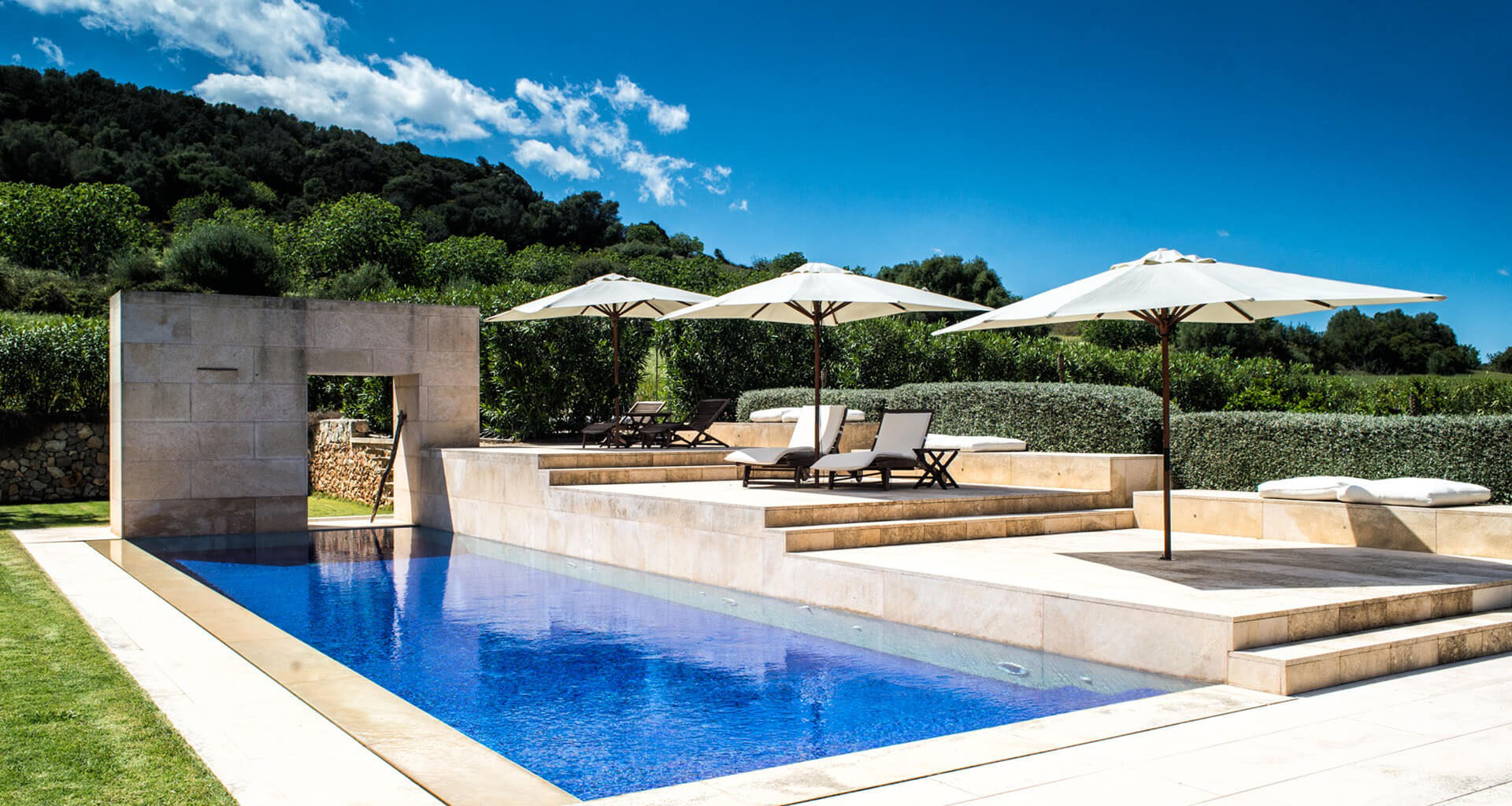 A luxury villla makes the perfect place to celebrate